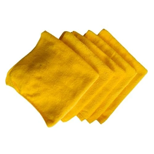 SHOWSTOPPER microfiber cleaning cloths in yellow — Amazon product photograph