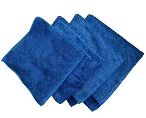 SHOWSTOPPER microfiber cleaning cloths in blue — Amazon product photograph