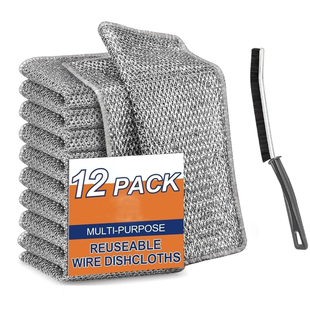 SHOWSTOPPER wire dishwashing cloths — Amazon product photograph