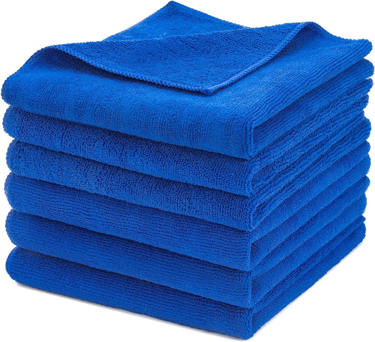 SHOWSTOPPER microfiber cleaning cloths in royal blue — Amazon product photograph