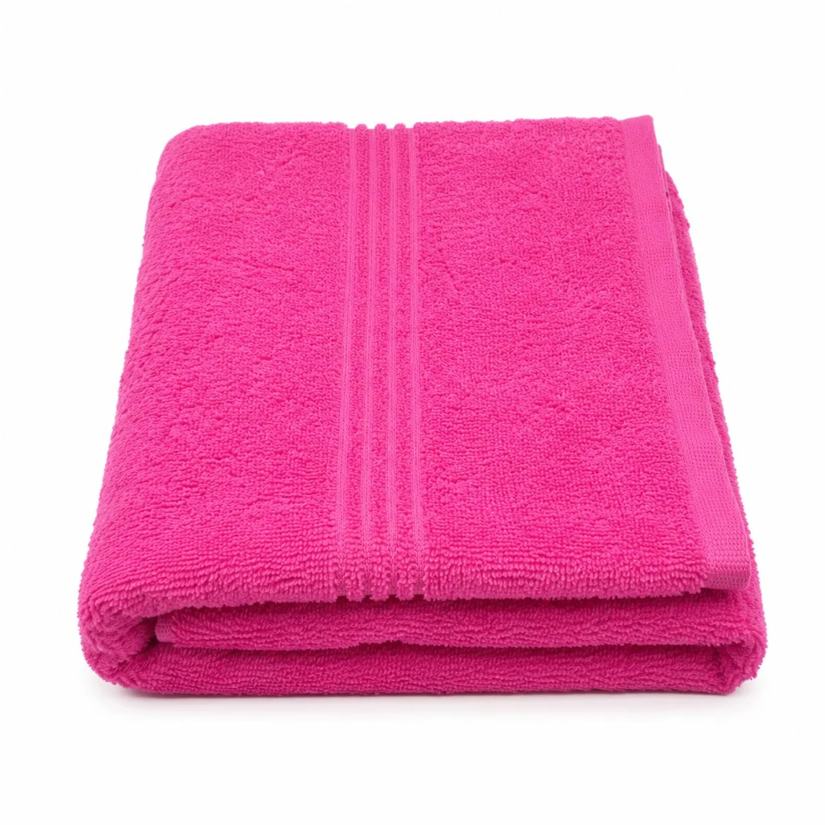SHOWSTOPPER microfiber bath towels in pink — Amazon product photograph