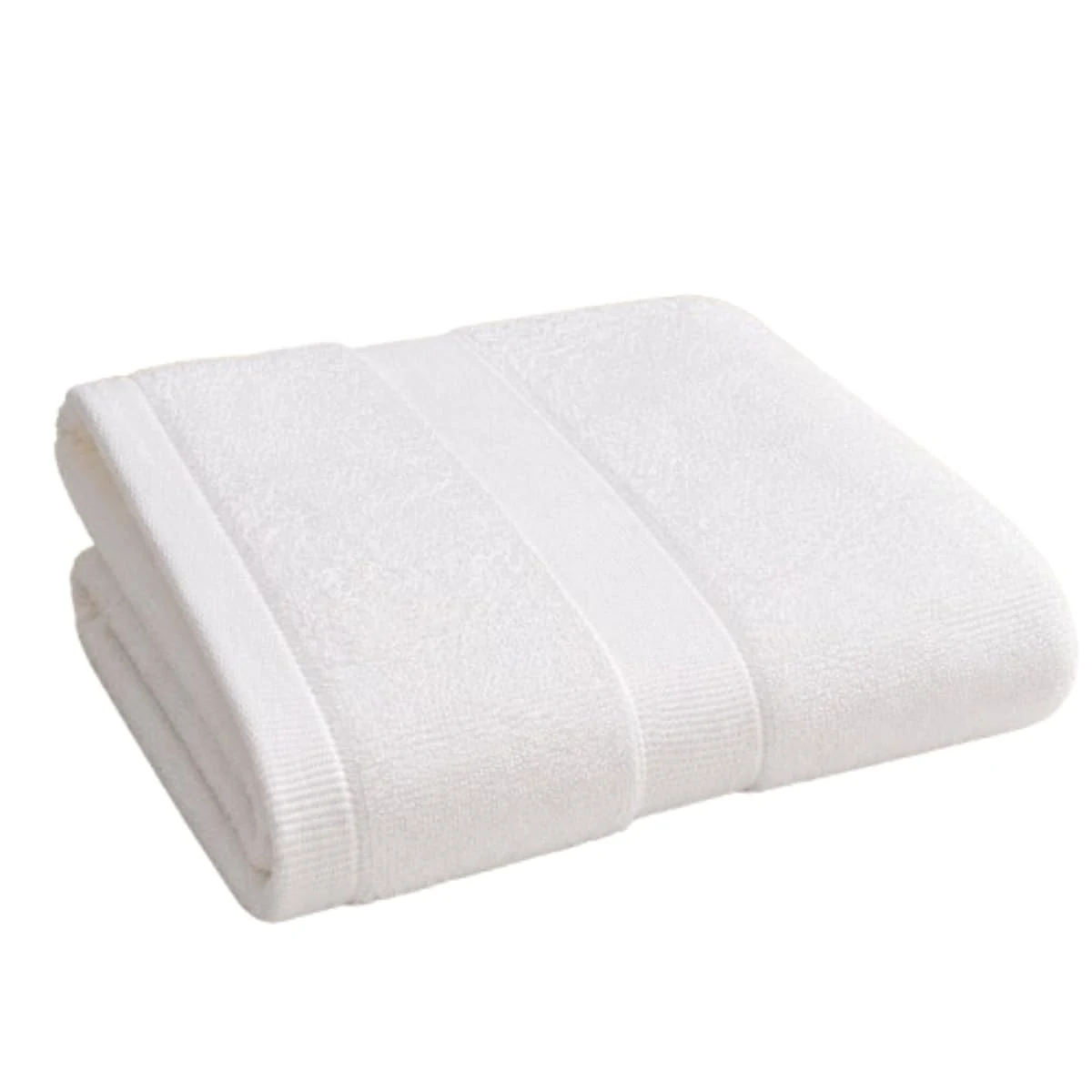 SHOWSTOPPER microfiber bath towels in white — Amazon product photograph
