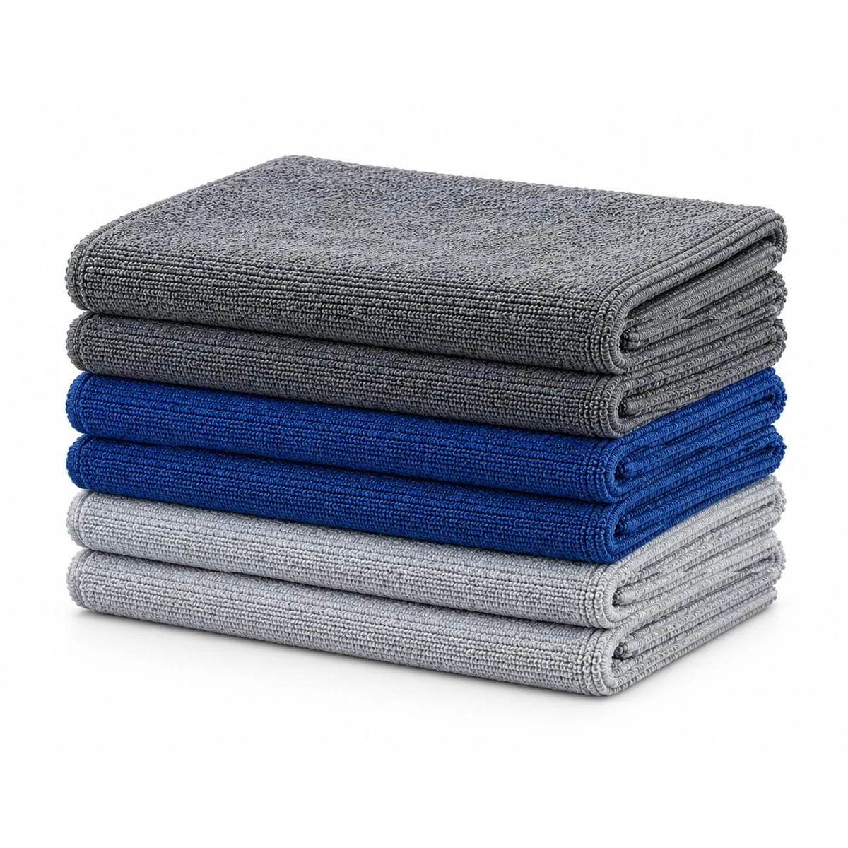 SHOWSTOPPER microfiber vehicle cleaning cloths in assorted colours — Amazon product photograph